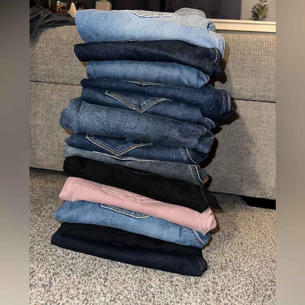 AE & Hollister jeans purge